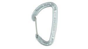 EDELRID Pure Non-Locking Carabiner - Silver Wire Gate