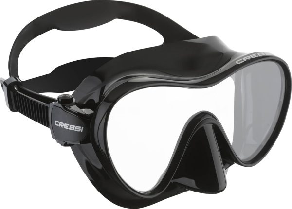 Cressi F1 Snorkeling Mask, Black