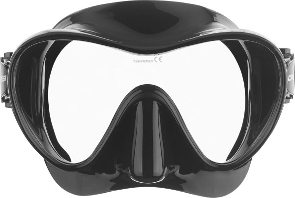 Cressi F1 Snorkeling Mask, Black - Image 2