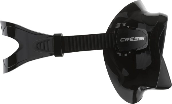 Cressi F1 Snorkeling Mask, Black - Image 3