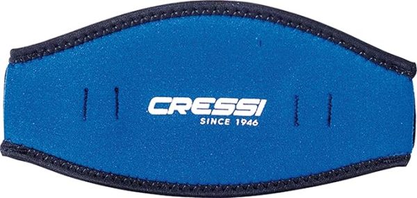 Cressi Neoprene Mask Strap Cover, Blue