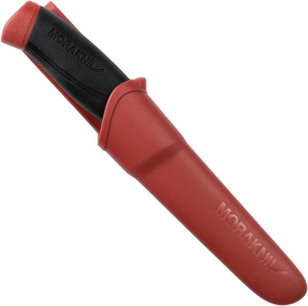 Morakniv Companion (S) Stainless Steel Fixed-Blade Knife with Sheath, Dala Red, 4.1 Inch - Image 2
