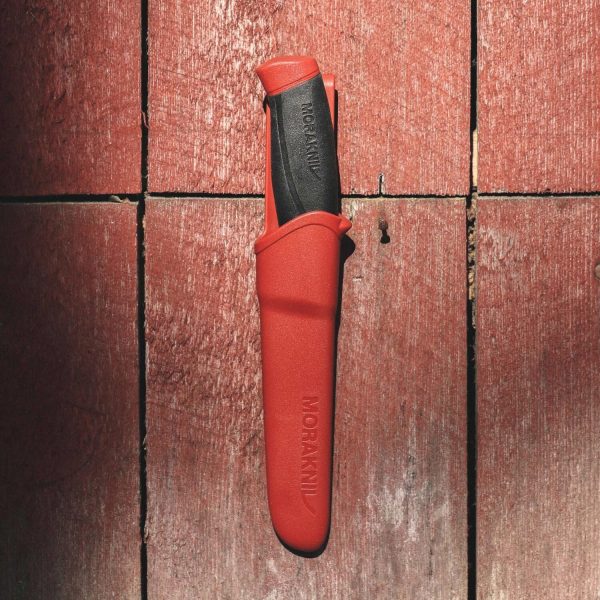 Morakniv Companion (S) Stainless Steel Fixed-Blade Knife with Sheath, Dala Red, 4.1 Inch - Image 4