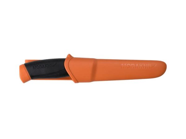 Morakniv Companion (S) Stainless Steel Fixed-Blade Knife, With Sheath, Burnt Orange, 4.1 Inch - Image 2