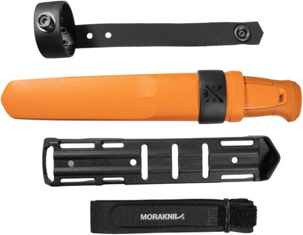 Morakniv Kansbol Stainless Steel Fixed-Blade Survival Knife With Sheath, Burnt Orange, 4.3 Inch - Image 2