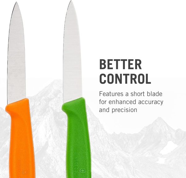 Victorinox 4-Piece Set of 3.25 Inch Swiss Classic Paring Knives - Image 2