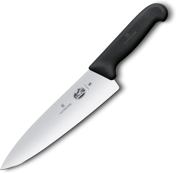 Victorinox Swiss Army Fibrox Chef's Knife Black 8 inch - Image 3