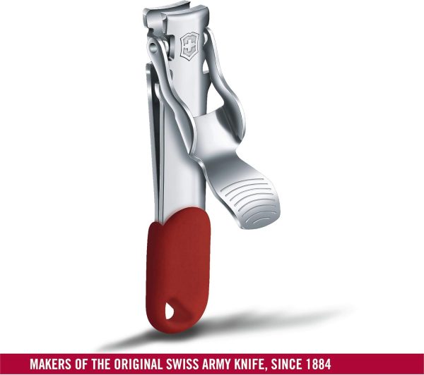 Victorinox Nail Clipper Stainless Steel Red - Image 4