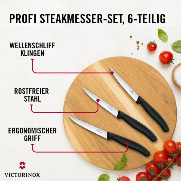 Victorinox Swiss Classic Steak Knife Set of 6 - Image 3