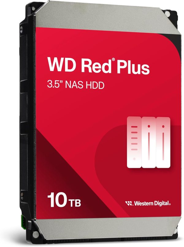 Western Digital 10TB WD Red Plus NAS Internal Hard Drive HDD - Image 2