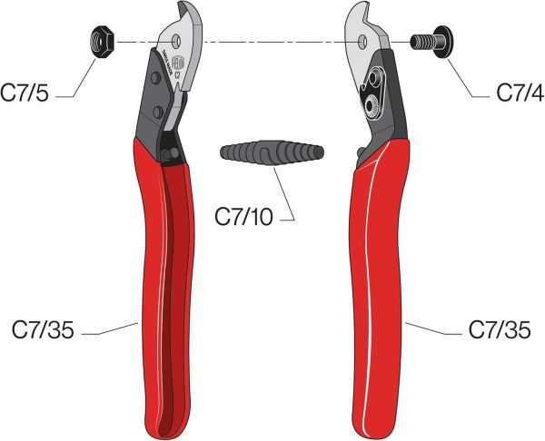 Felco F-C7 Swiss Made Cable Cutters - Image 3