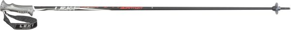 Leki Quantum Ski Pole, Black/Red, 125cm