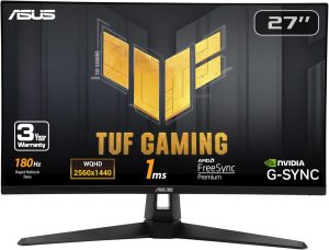 ASUS TUF 27" Gaming Monitor with a Vivid, High-Resolution Screen