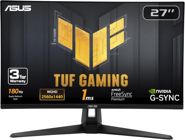 ASUS TUF 27" Gaming Monitor with a Vivid, High-Resolution Screen