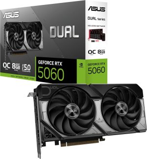 ASUS Dual 8GB Graphics Card with a Performance Boost