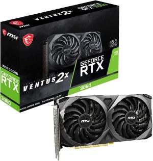 MSI Gaming 12GB Dual-Fan Graphics Card with a Performance Boost