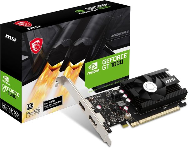 MSI GT 1030 4GB Low Profile Graphics Card