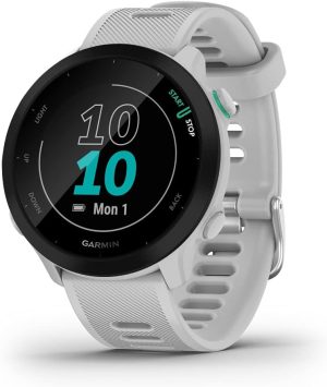 Garmin Forerunner 55 GPS Running Watch (White)