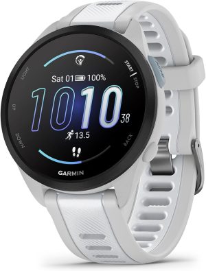 Garmin Forerunner 165 Running Smartwatch (Whitestone)