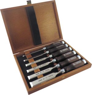Narex 6-Piece Chisel Set in Wooden Box