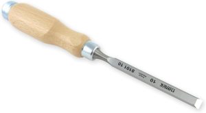 Narex Profi Standard Bevel Edge Chisel, European Beech Handle with Steel Tangs - 10mm