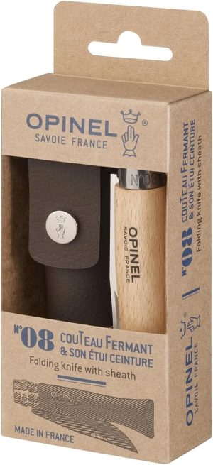 Folding Knife Set with Sheath by Opinel