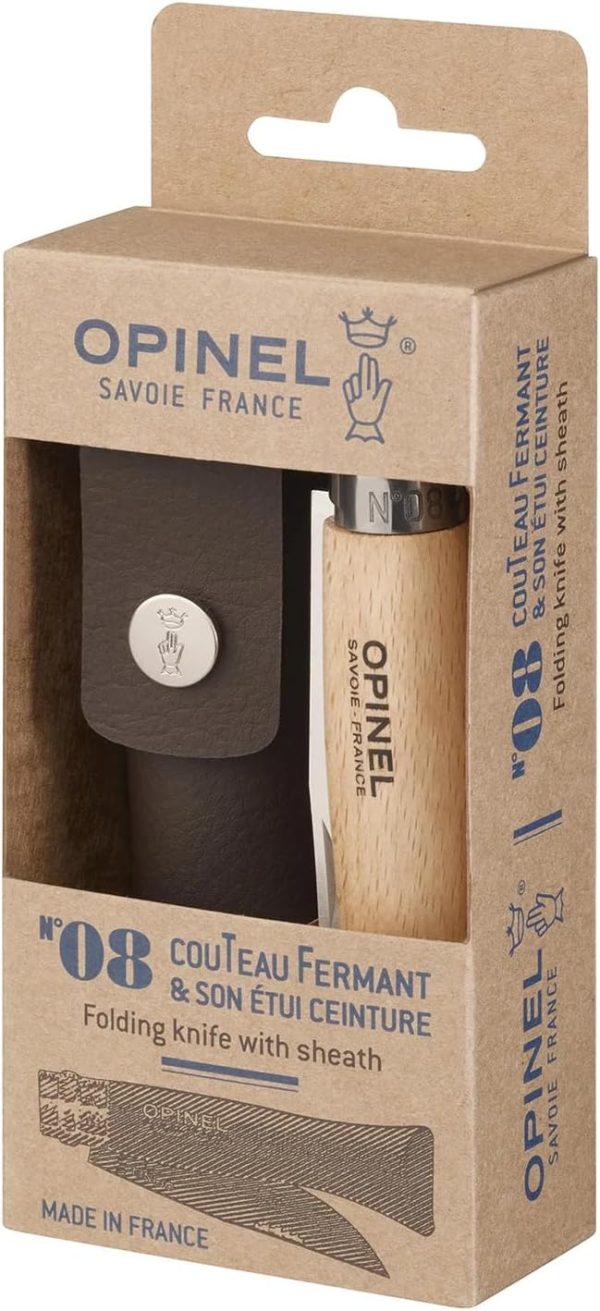 Folding Knife Set with Sheath by Opinel