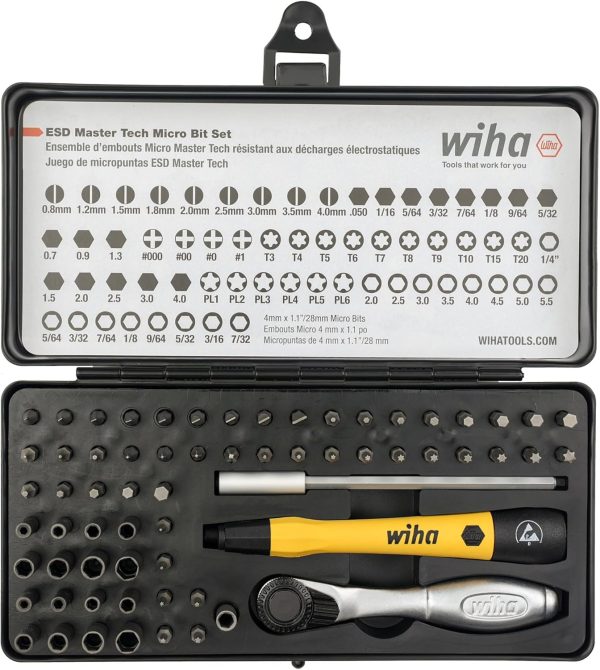 Wiha 65-Piece ESD-Safe Precision Tool Set