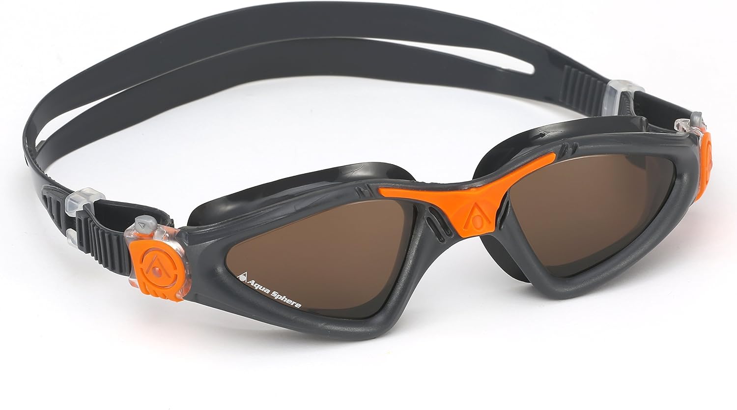 Aqua Sphere Kayenne Swim Goggles with Polarized Lens (Gray/Orange)