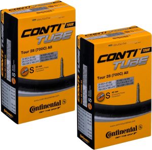 Continental Tour 28 700x32-47 / 28x1.5-1.75" - 42mm Presta Valve - Pack of 2 Tubes