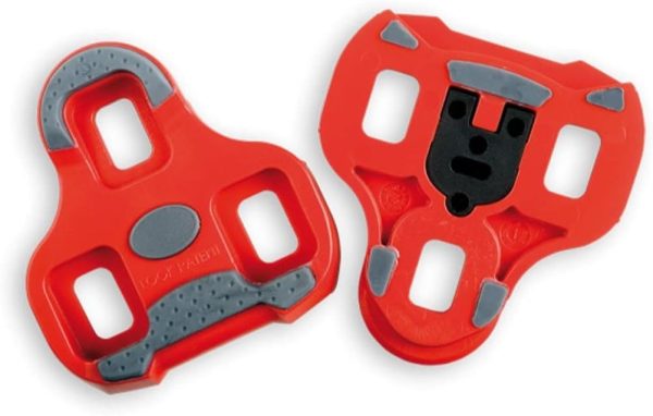 Look Keo Grip Road Bicycle Cleats (Red - 9 Degree Float)