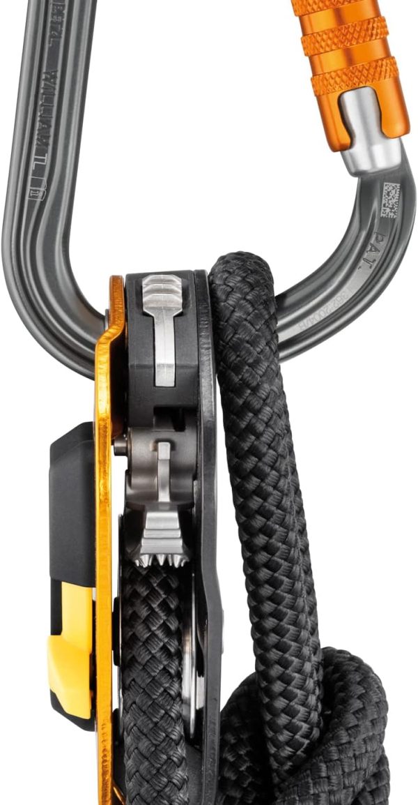 PETZL, William, Locking Carabiner for Belaying, Gray, TRIACT-Lock - Image 2