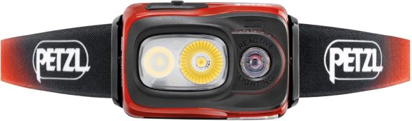 PETZL Swift RL Headlamp Orange, 1100 lumens with Reactive Lighting - Image 2