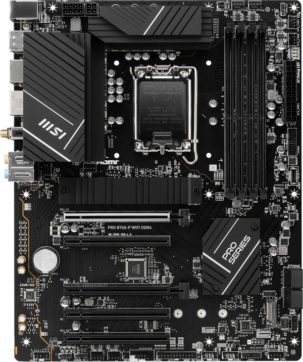 MSI PRO Motherboard for Intel CPUs with WiFi (DDR4) - Image 2