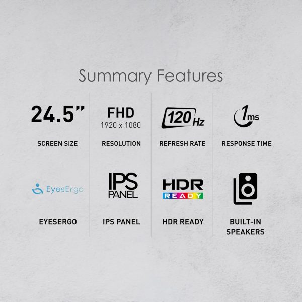 MSI PRO 24.5-inch Slim White Monitor - Image 2