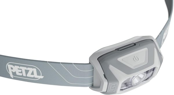 PETZL TIKKINA Headlamp - Compact, Easy-to-Use 300 Lumen Headlamp, Designed for Hiking, Climbing, Running, and Camping - Grey - Image 2