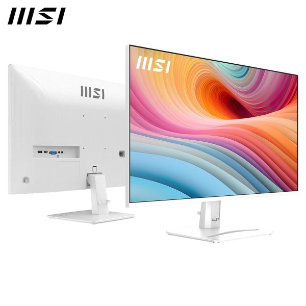 MSI PRO 27-inch Slim White Monitor - Image 2