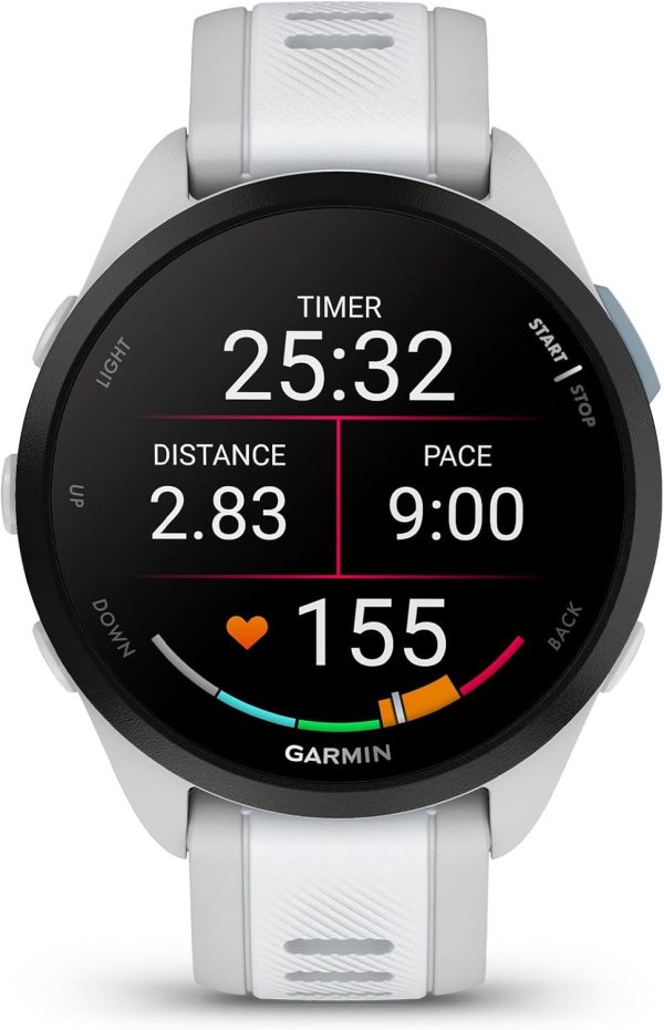 Garmin Forerunner 165 Running Smartwatch (Whitestone) - Image 2