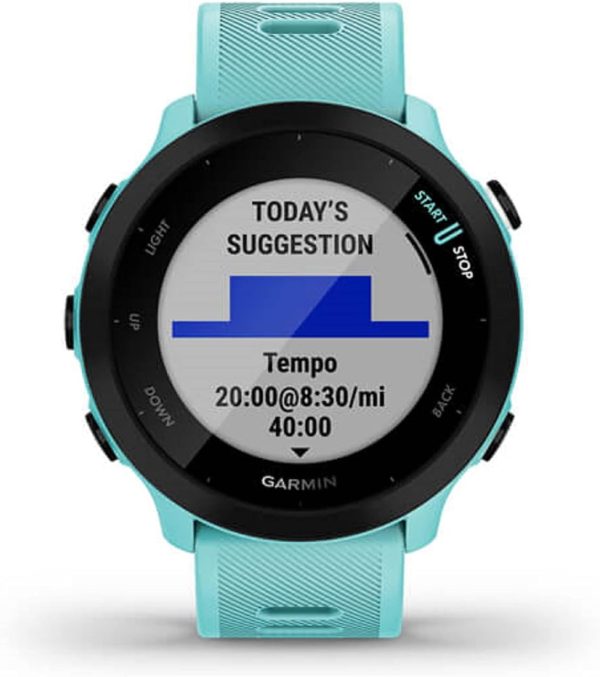 Garmin Forerunner 55 GPS Running Watch (Aqua) - Image 2
