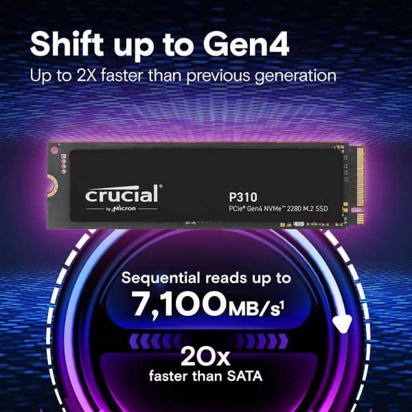 Crucial P310 2TB Fast NVMe SSD - Image 2