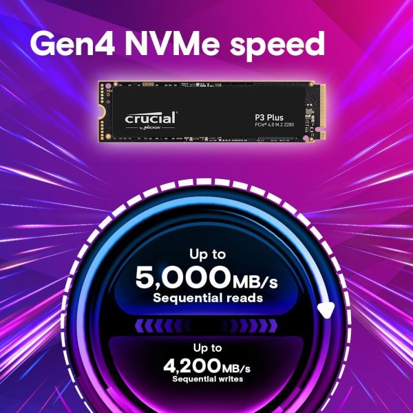 Crucial P3 Plus 2TB Fast NVMe SSD - Image 2