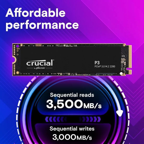 Crucial P3 500GB NVMe SSD - Image 2