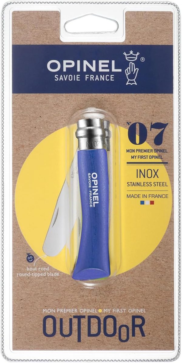 My First Opinel No. 7 Kids' Folding Knife (Blue) - Image 2