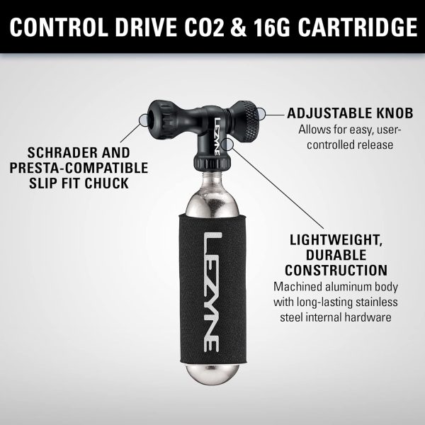 Lezyne Control Drive CO2 Bicycle Inflator – Bild 2