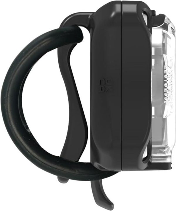 LEZYNE Zecto Drive Bicycle Durable USB Rechargeable IPX7 Waterproof 250 Lumens White LEDs Front Light w/Multiple Solid & Flash Modes | Silicone Rubber Mounting Strap Included, Black, USB-C – Bild 2