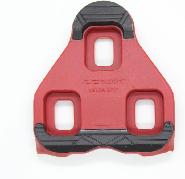 Look Cycle – Delta Indoor/Fitness Cycling Cleats– New/Improved Anti-Slip Surface - Compatible with Standard Look Delta Style (Not KEO) Pedals - Black – Red - Image 2