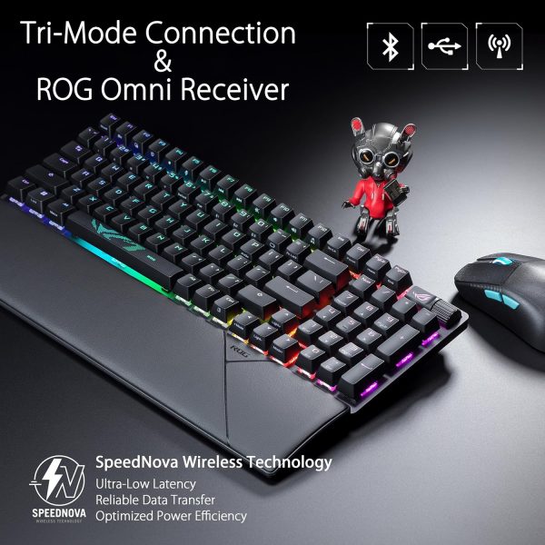ASUS ROG Strix Scope II Wireless Gaming Keyboard - Image 3