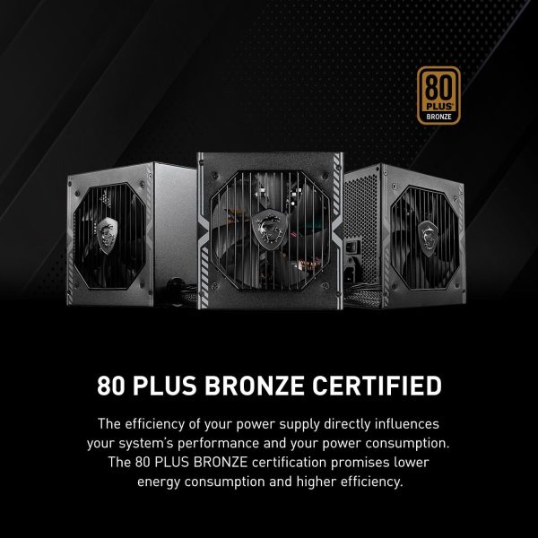 MSI MAG 650W Gaming Power Supply - Image 3