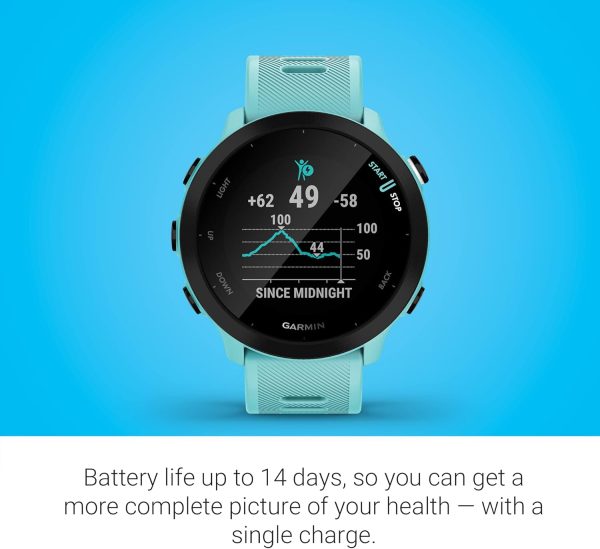 Garmin Forerunner 55 GPS Running Watch (Aqua) - Image 3