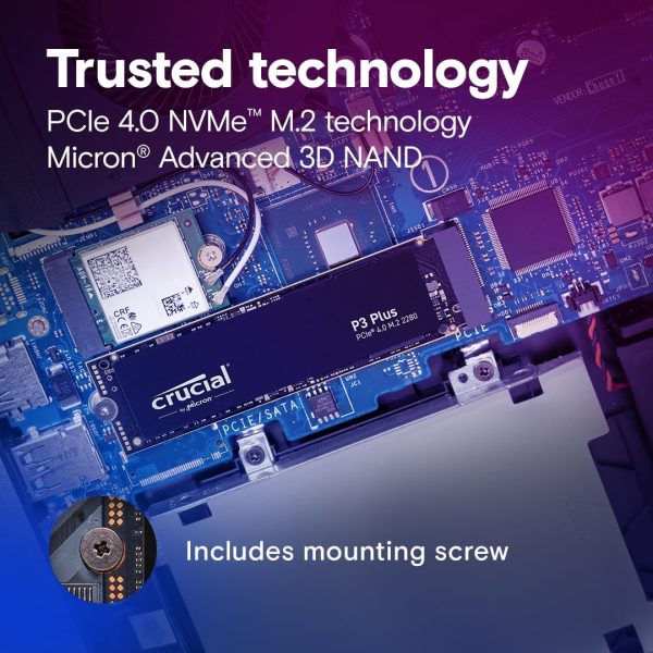 Crucial P3 Plus 2TB Fast NVMe SSD - Image 3